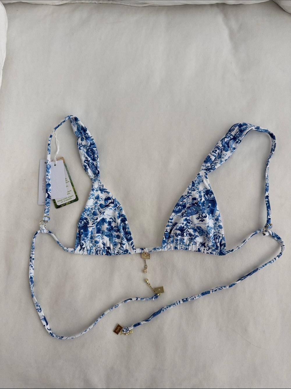 💙 Bydee Cyprus Bikini Top – Alythia Print 💙